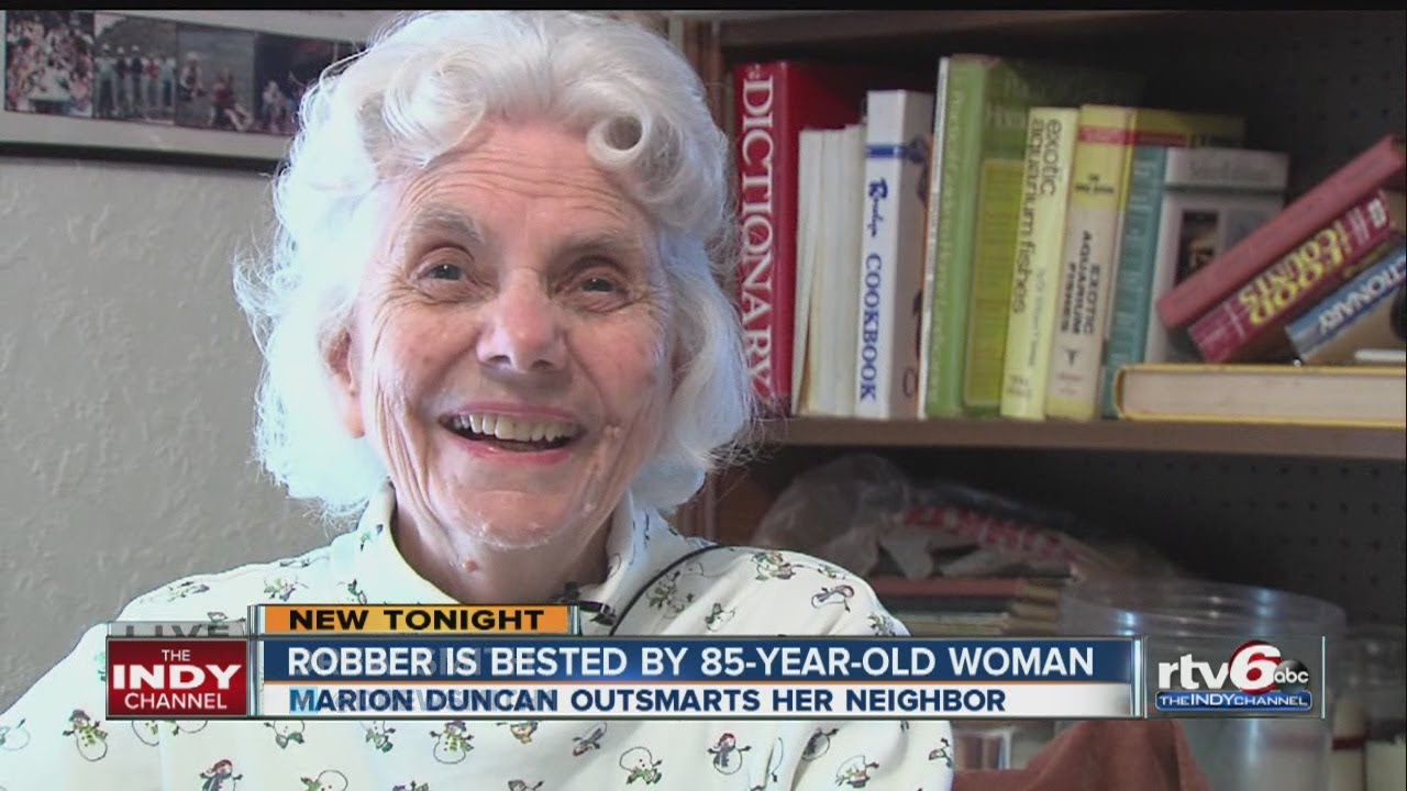 85-year-old woman outsmarts robbery suspect