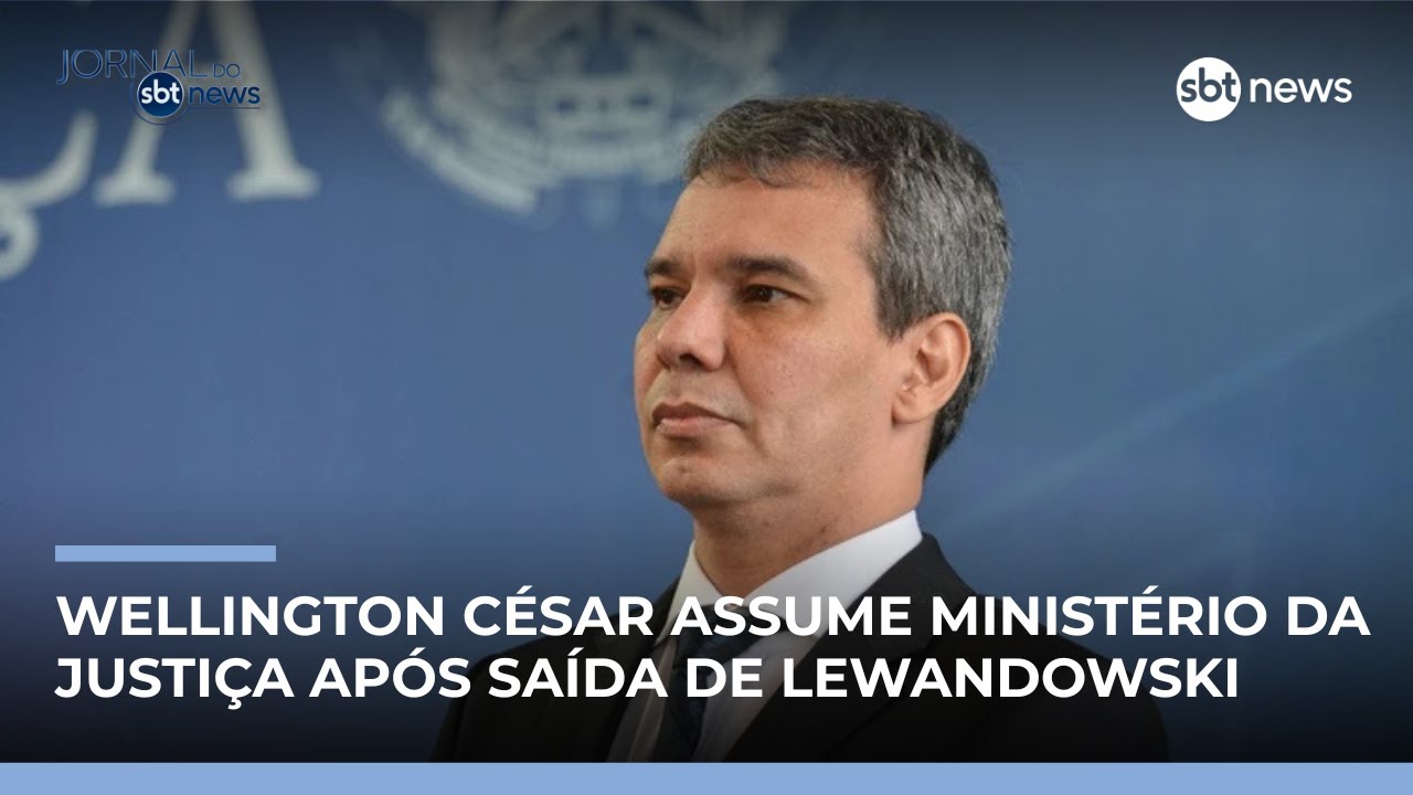 Lula define Wellington C&eacute;sar como novo ministro da Justi&ccedil;a | #JornaldoSBTNews