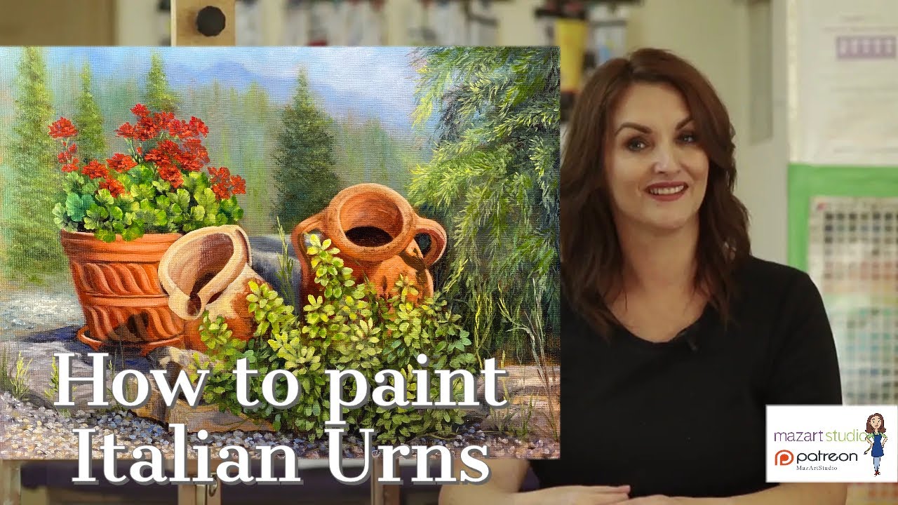 How to paint Italian Urns - Paint with Maz