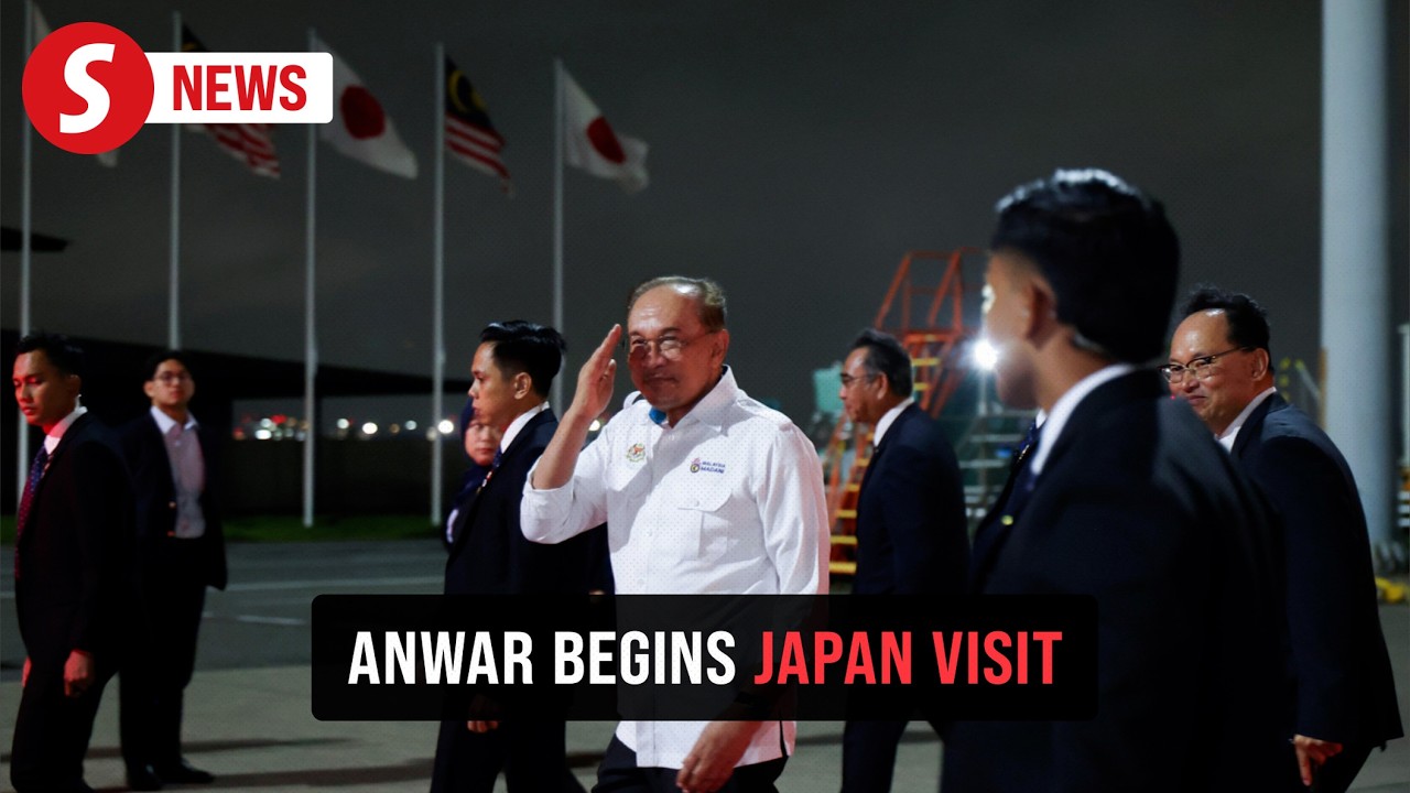 Anwar arrives in Tokyo to bolster Malaysia-Japan ties, attend Nikkei Forum