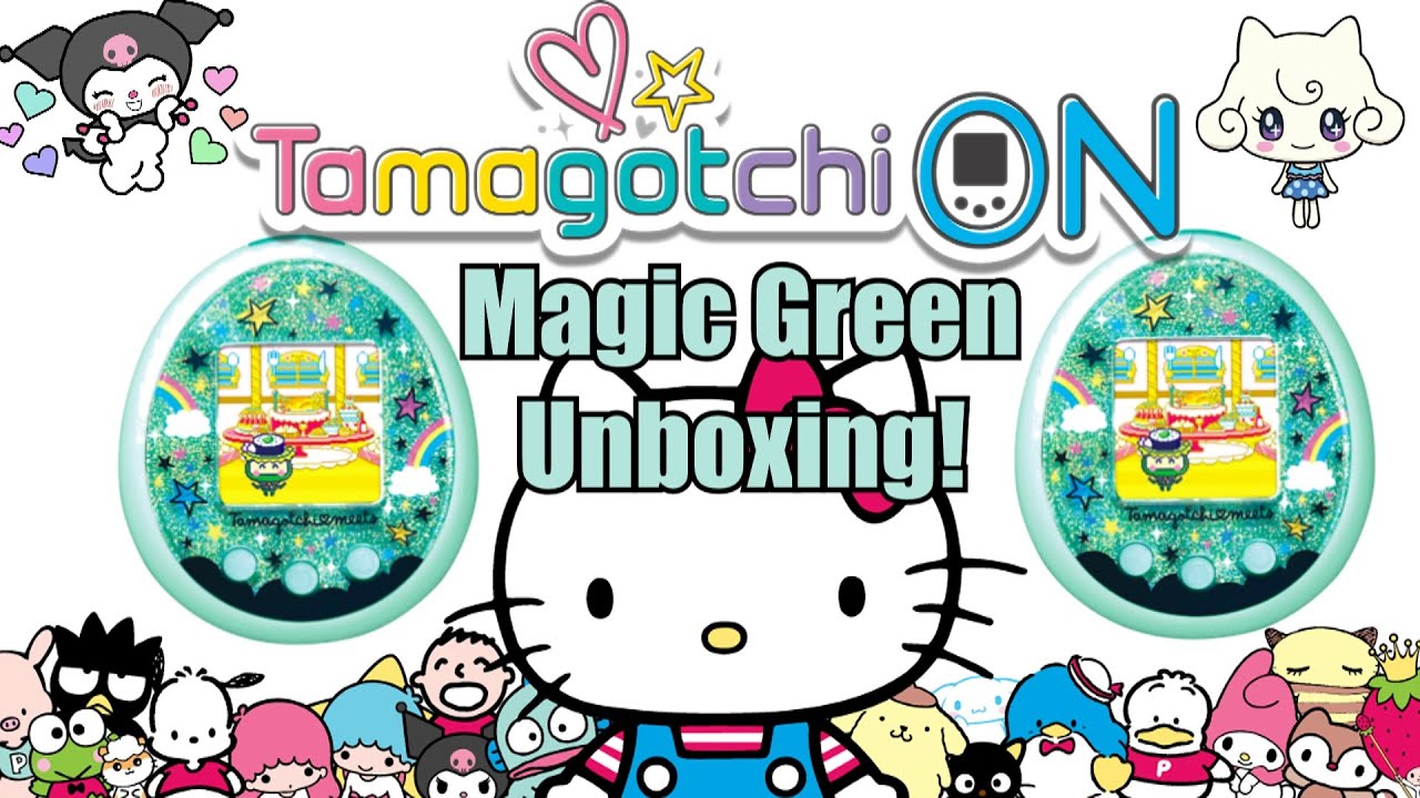 Tamagotchi ON/Meets - Unboxing Magic Green Tamagotchi ON!