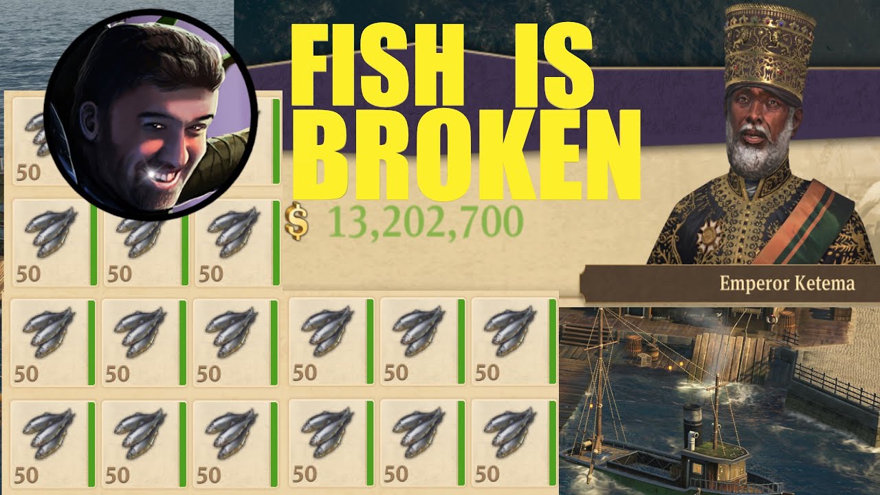 Anno 1800 Fish is OP and Delicious