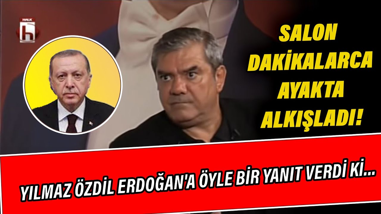Yılmaz Özdil Erdoğan'a öyle bir yanıt verdi ki salon dakikalarca ayakta alkışladı!