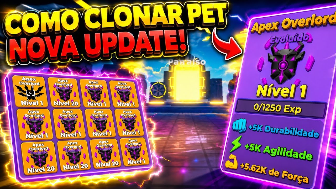 🔥COMO CLONAR PETS no MUSCLE LEGENDS! 😱 NOVA UPDATE!