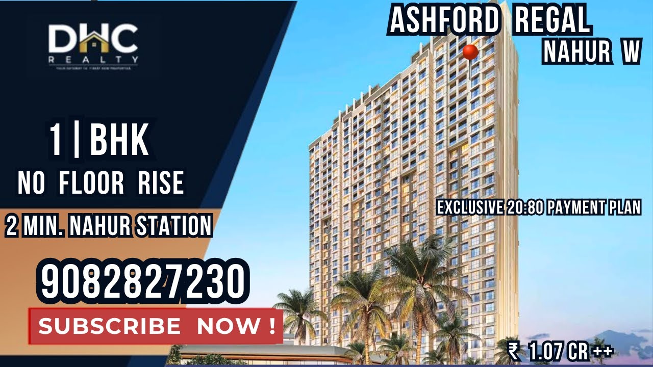 Ashford Regal Nahur West Mumbai | Обзор однокомнатной квартиры | Новые квартиры в Мулунд-Уэст | #...
