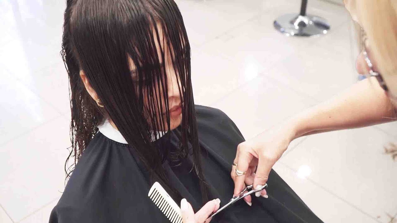 Soft Layered Medium Length Haircut | Elegant Hairstyle with Side bangs