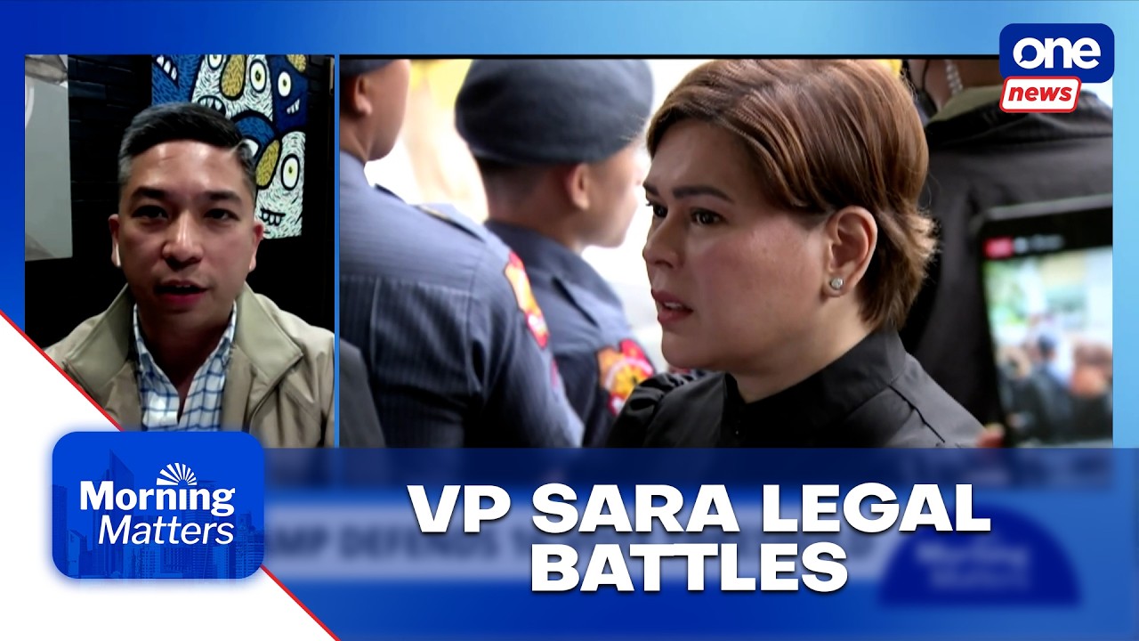  Panelo: VP Sara&rsquo;s grave threats case may be a &lsquo;plan B&rsquo; | Morning Matters 