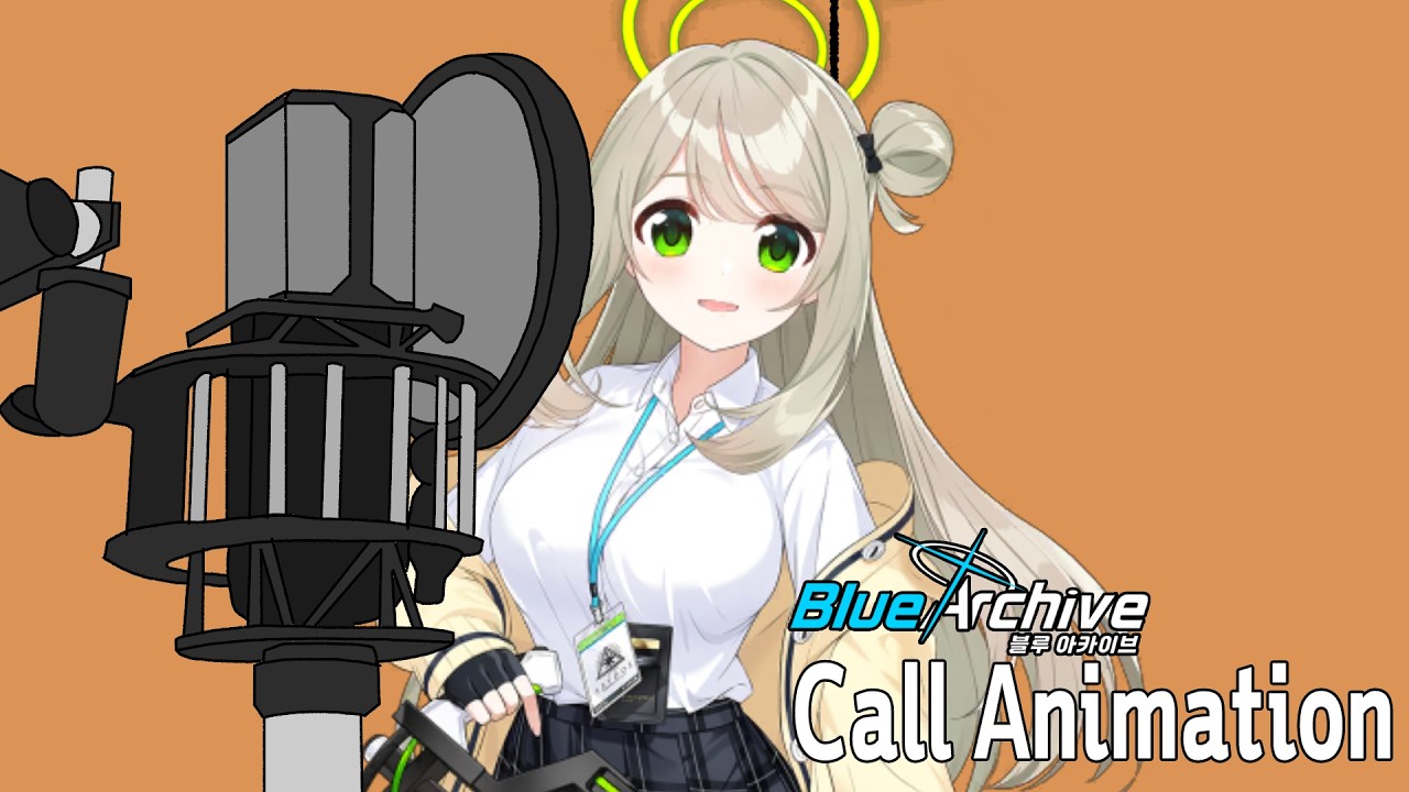 [Blue Archive] Call Animation (Nonomi)