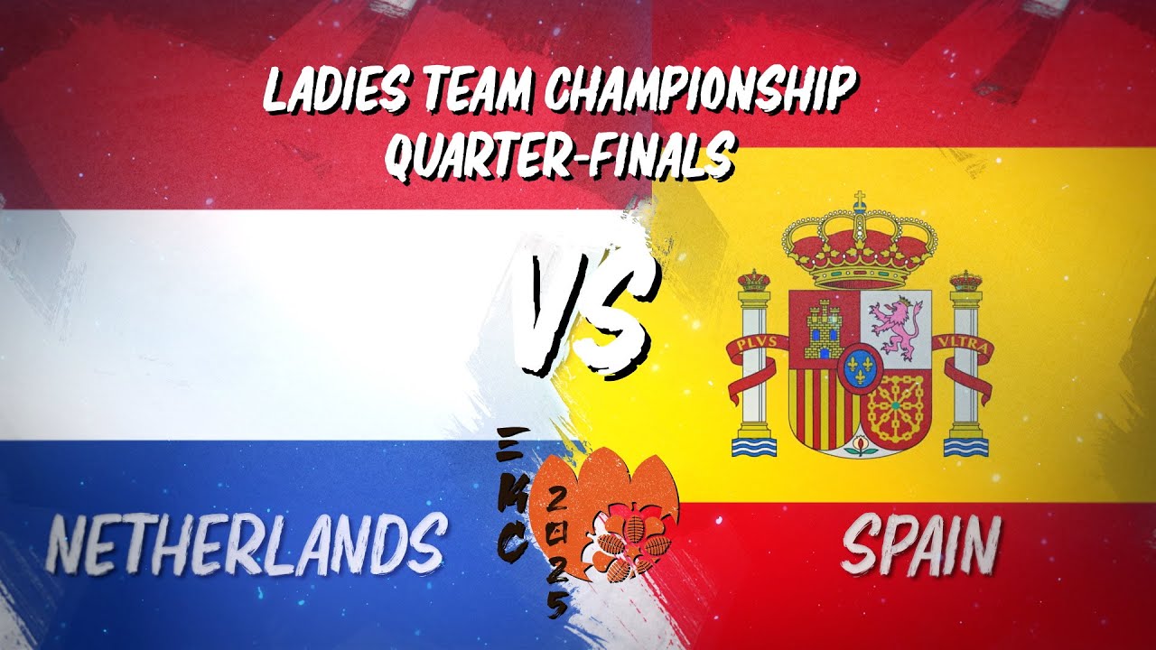 33rd European Kendo Championship (EKC 2025): Ladies Team Quarter-finals Netherlands VS Spain