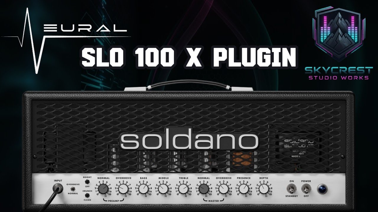 SOLDANO SLO 100 X PLUGIN / Neural DSP / DEMO AND FREE PRESETS