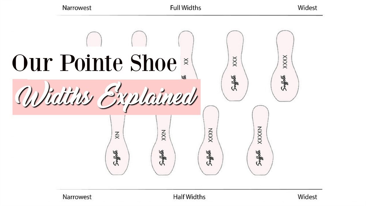 Our Pointe Shoe Widths Explained  | Suffolk Dance