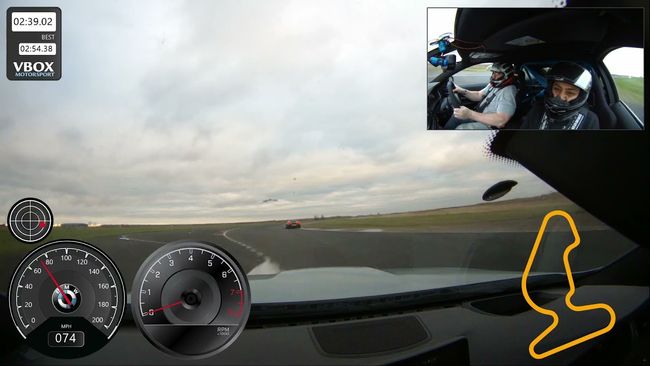 BMW M4 Bedford McLaren 570s chase