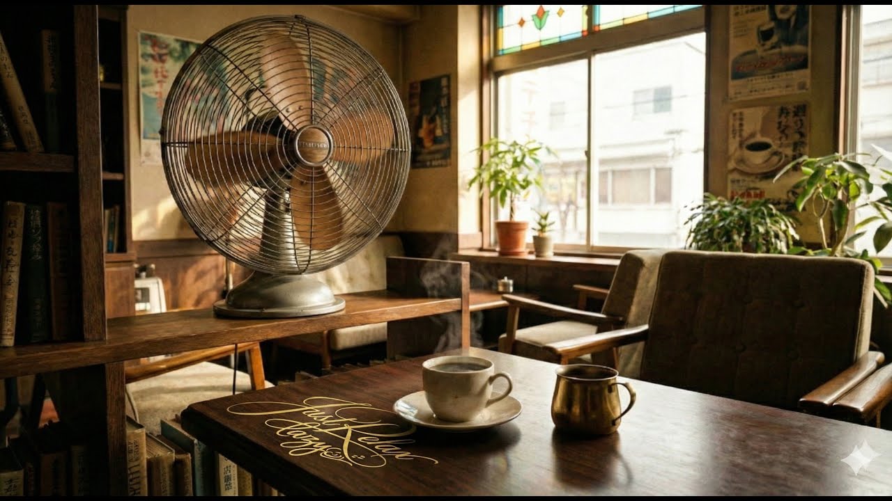 懐かしい昭和の喫茶店、心地よい午後のひととき、ゆったり流れる人生。