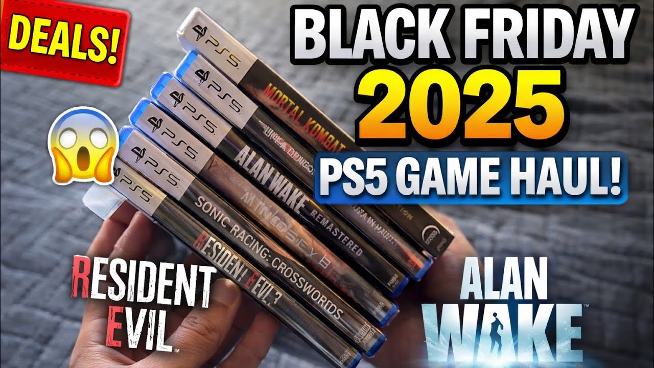 Мои покупки на Чёрную пятницу 2025 года | Resident Evil, Alan Wake, игры ужасов и т.д.