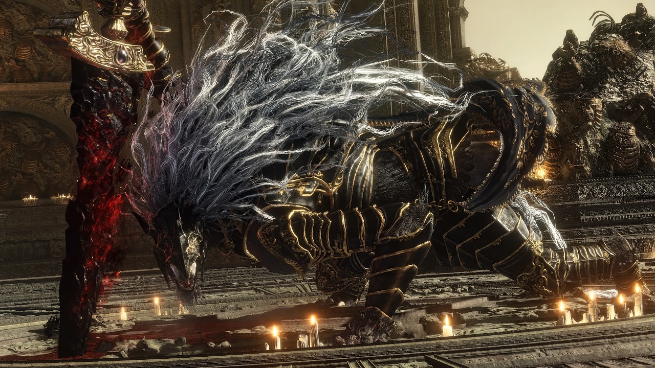 Elden Ring Maliketh, the Black Blade NO DAMAGE RL1