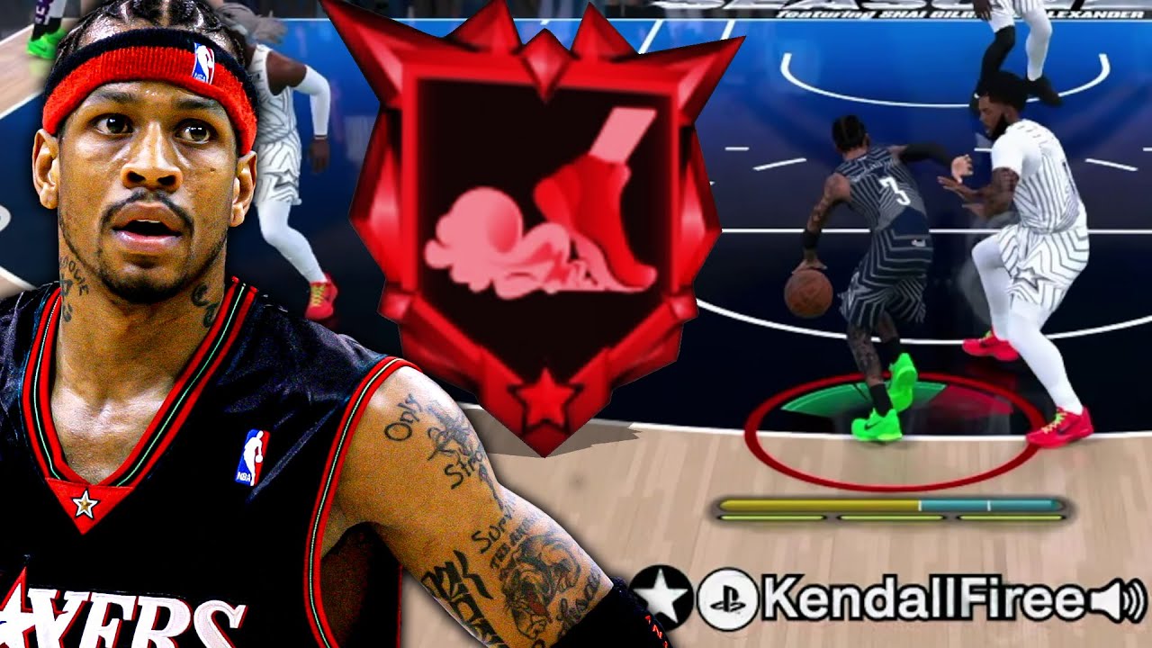 This *NEW* Allen Iverson Build with 99 BALL HANDLE gets INSANE BLOW BYS on NBA 2K25...