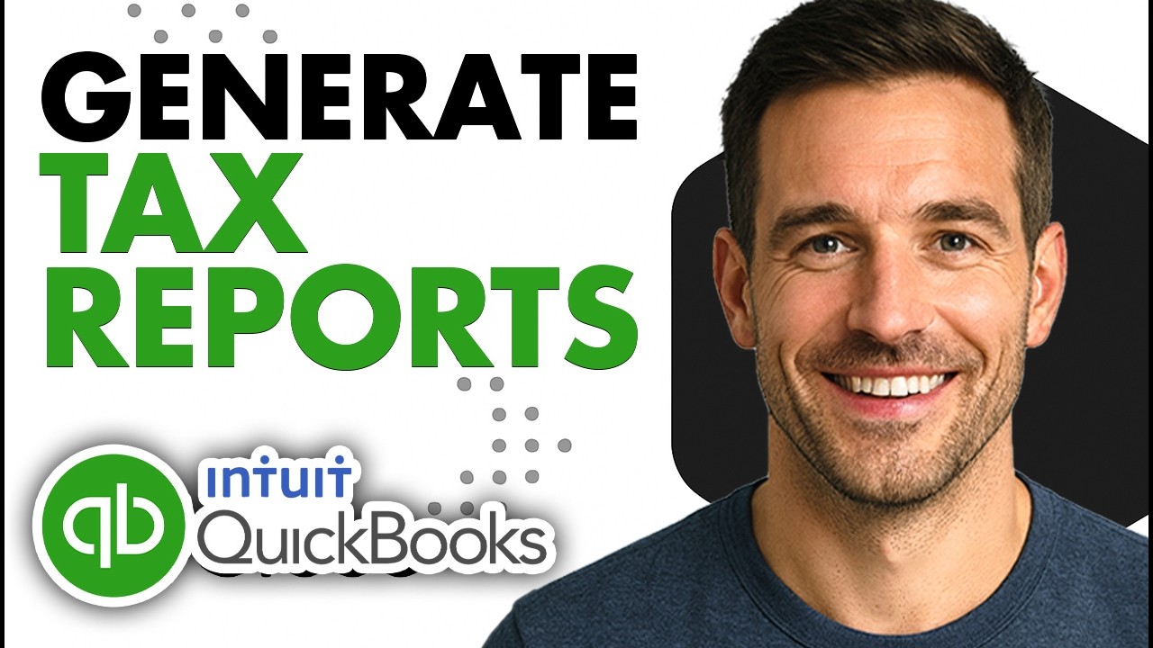 How To Generate Tax Reports In QuickBooks Online (Easiest Way)(2026 Guide)