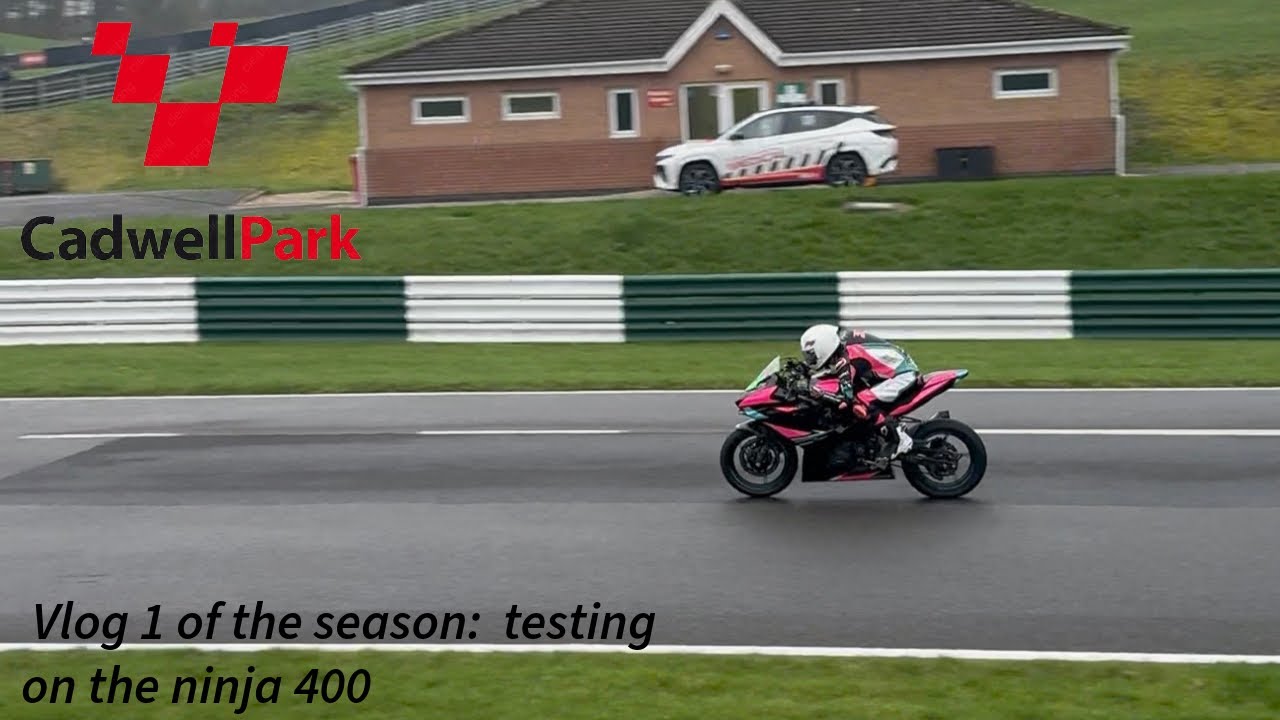 First vlog of the season: First ride on the Kawasaki 400✊