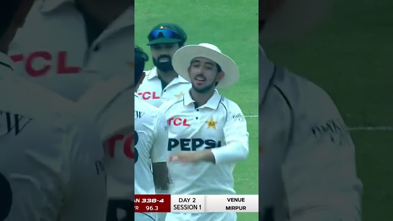 Mohammad Abbas Gets the Big Wicket of Litton Das 🔥 | M9I1T
