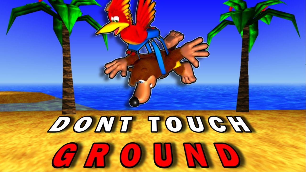 Can You Beat Banjo Kazooie Without Touching the Ground?