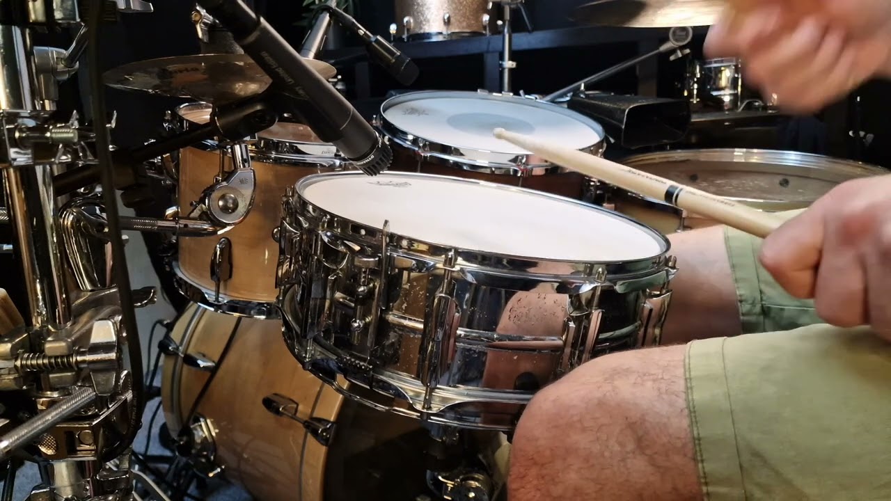 Beverley Cosmic 21 Aluminium Snare Drum Short Soundcheck