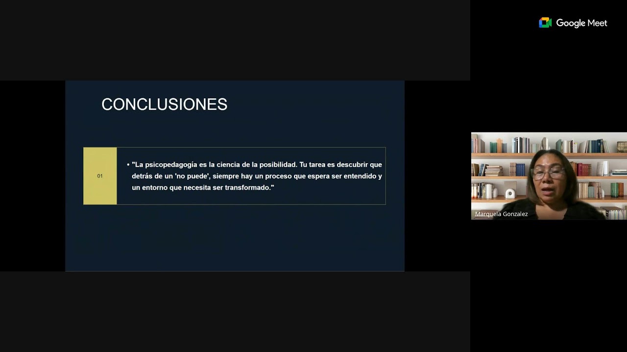 PSICOPEDAGOGÍA A23 (PEDAGOGÍA TERAPÉUTICA - MARQUELA GONZÁLEZ) RECURRENTE