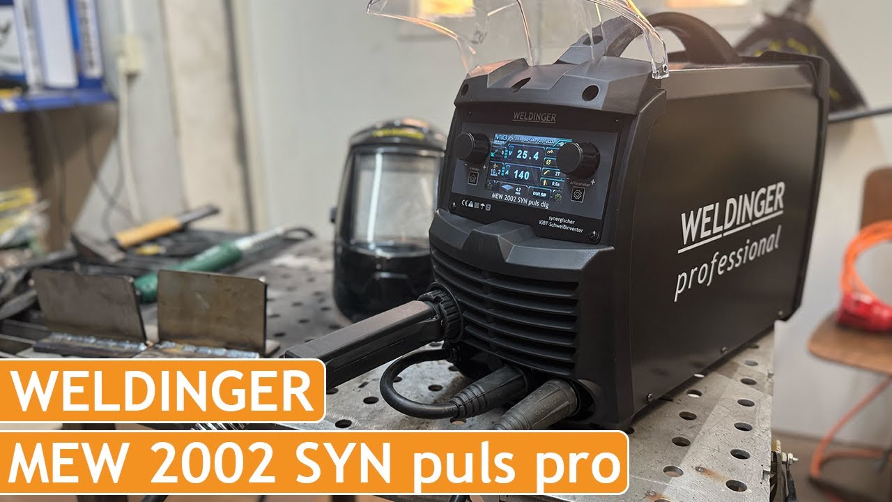 WELDINGER MEW 2002 SYN puls pro – Profi-Schweißinverter mit Puls & Synergie im Test