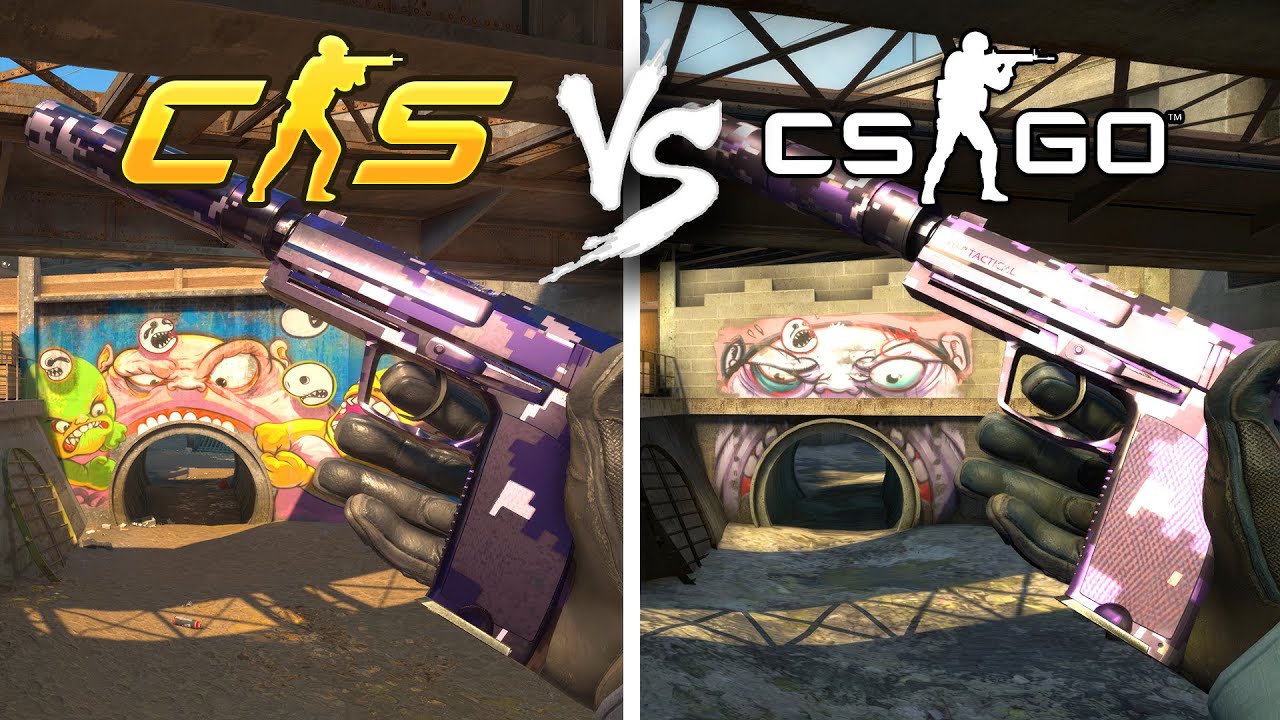 ALL USPS SKINS - CS2 vs CSGO