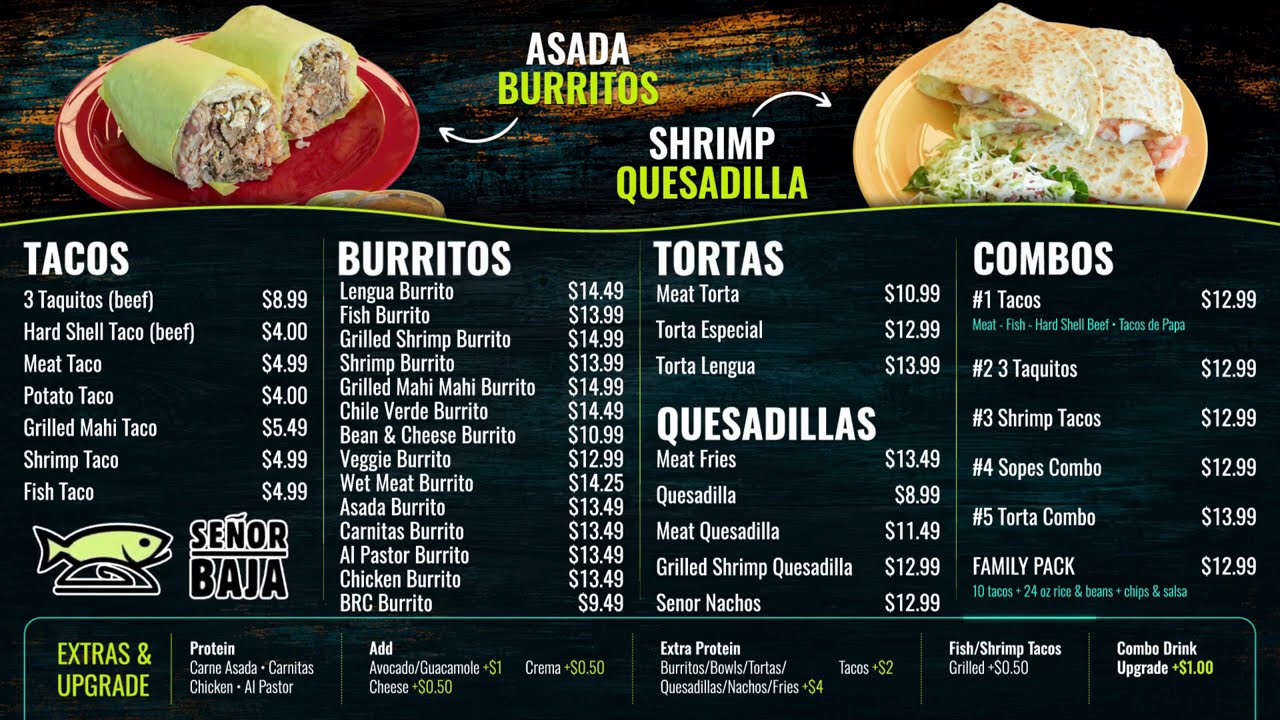 Restaurant Animated Menu | Advanced Digital Menu Board Animation (HD/4K)