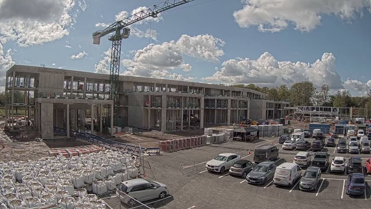 Construction timelapse of the National Rehabilitation Centre