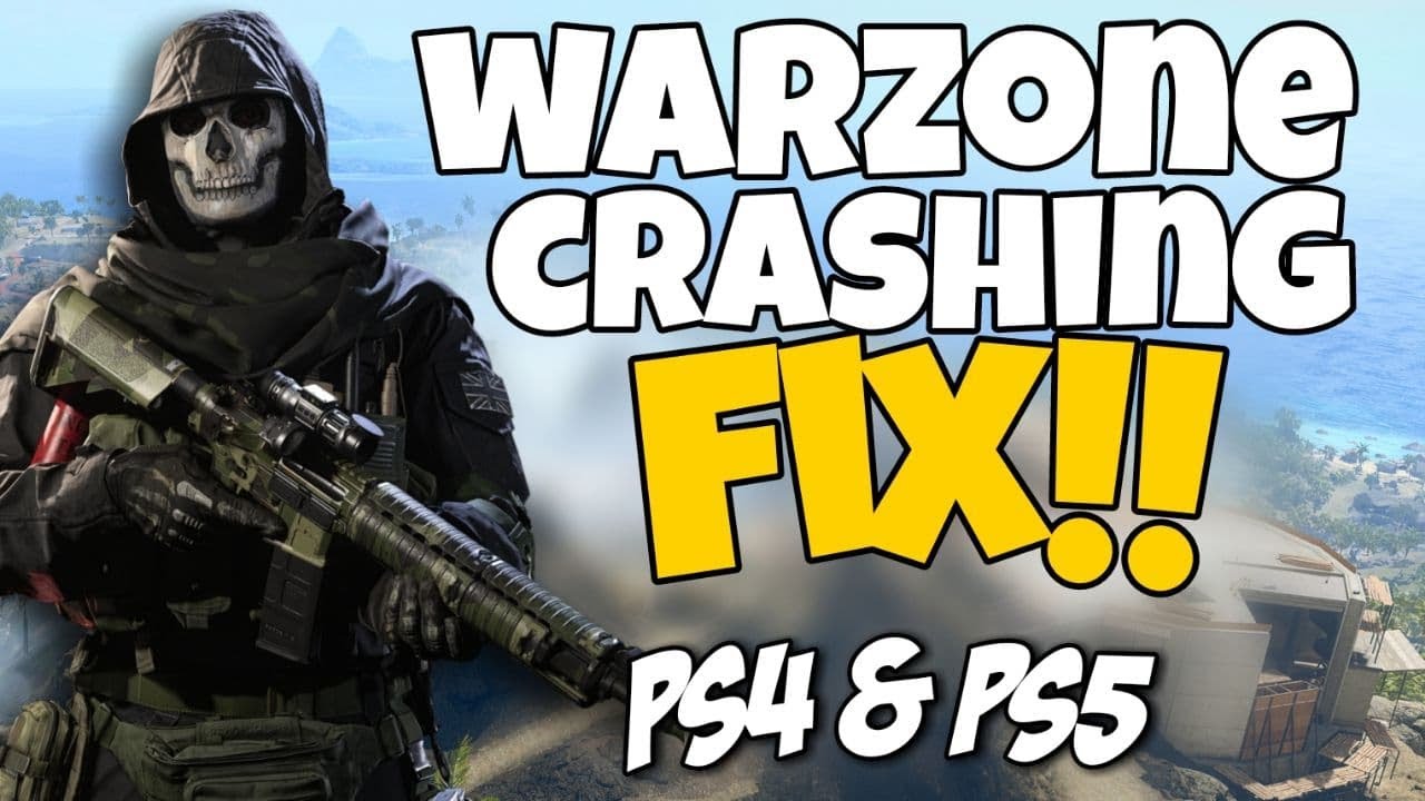 How To Fix Warzone Crashing on PS4 & PS5 2022 | Warzone Pacific Crashing Fix
