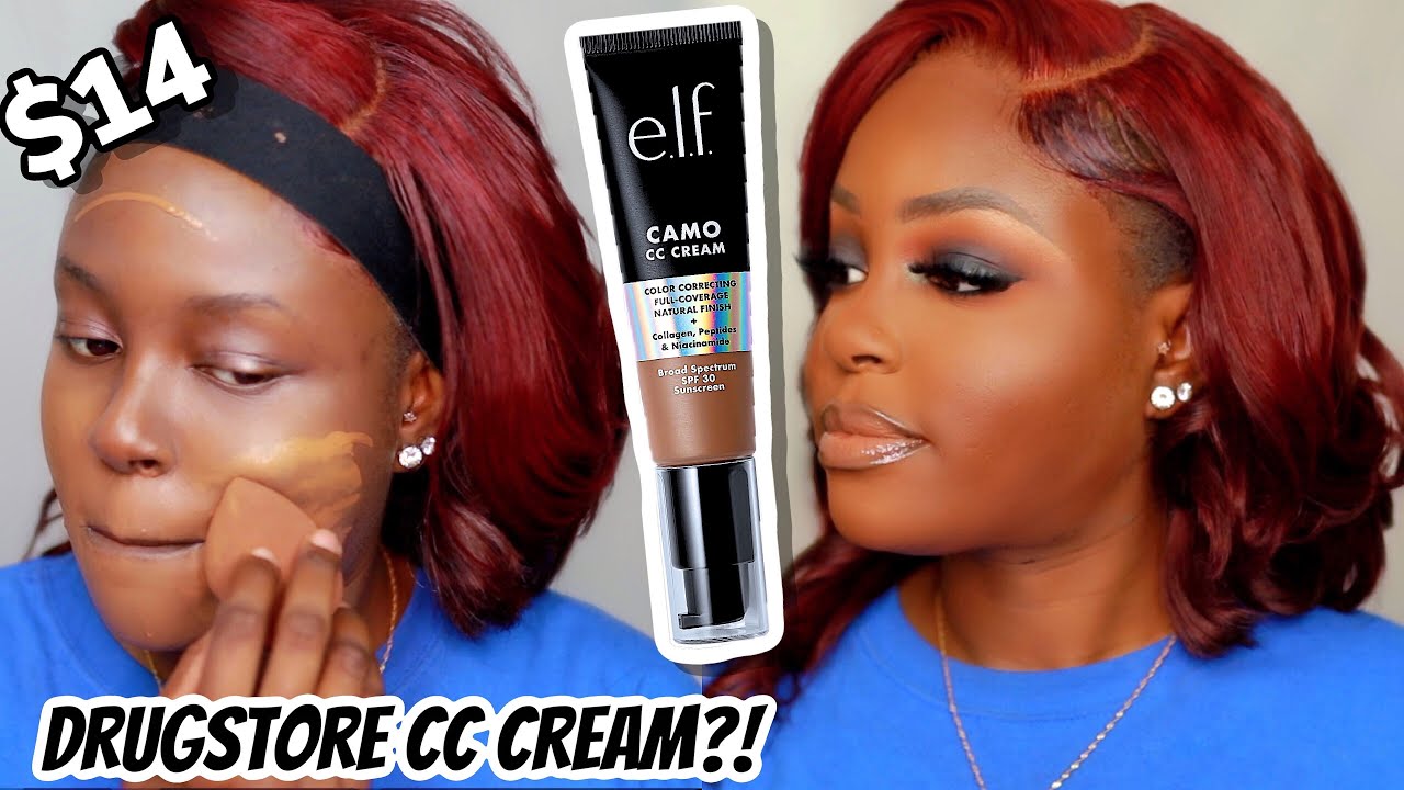 NEW ELF CAMO CC CREAM: REVIEW + 11 HOUR WEAR TEST! | JaiDoesIt