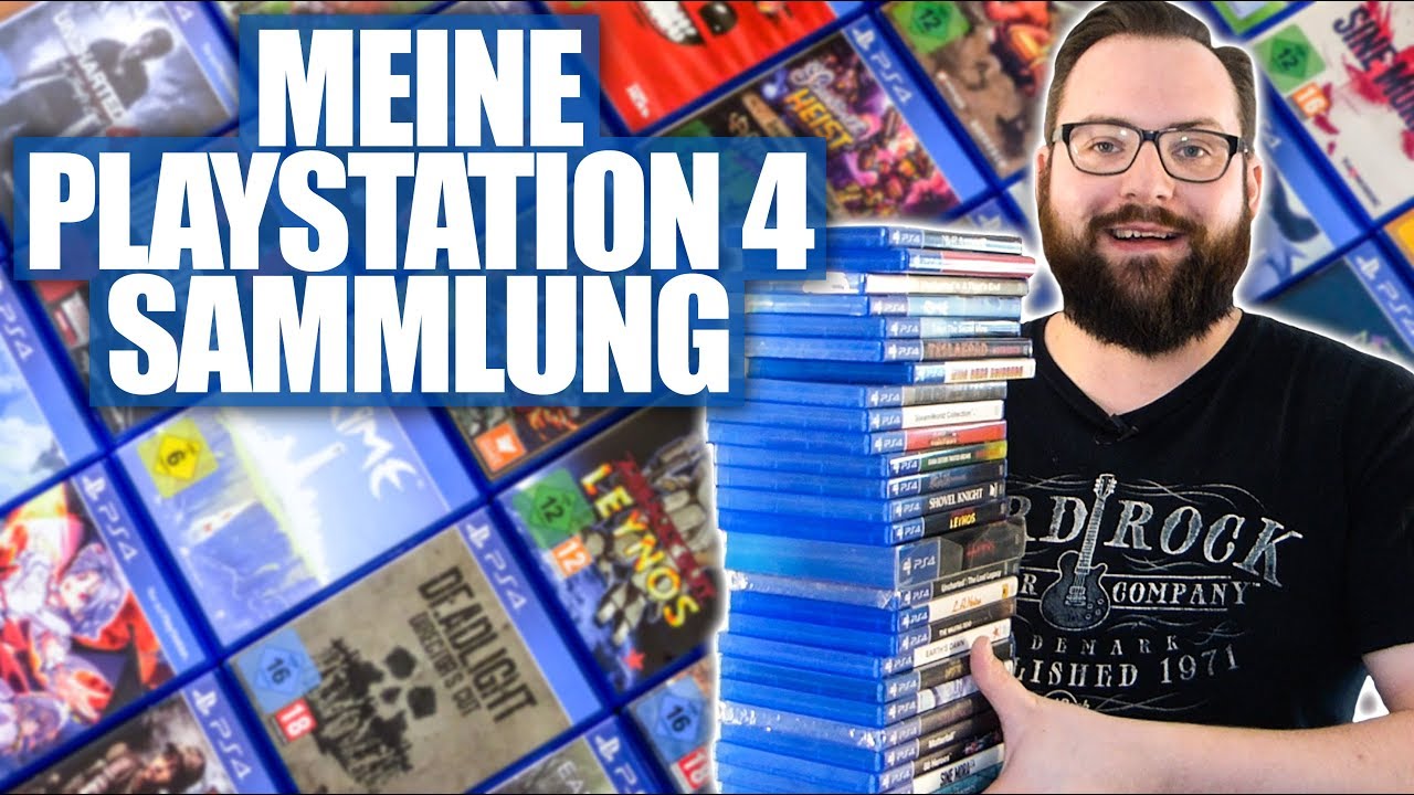 Marcel zeigt seine PS4-Sammlung | SONY Playstation 4 Collection