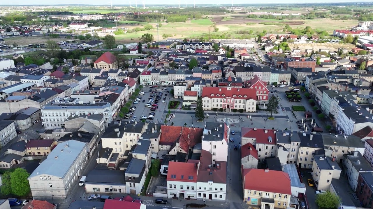 Kępno z lotu drona