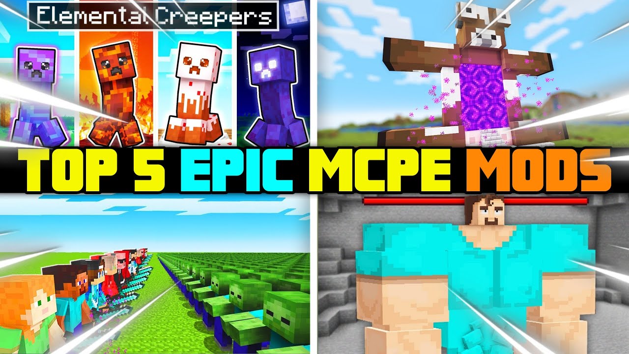 5 Survival Addons For Minecraft Pe 1.18 | Top 5 Useful Mods For Minecraft Pe🔥🤯