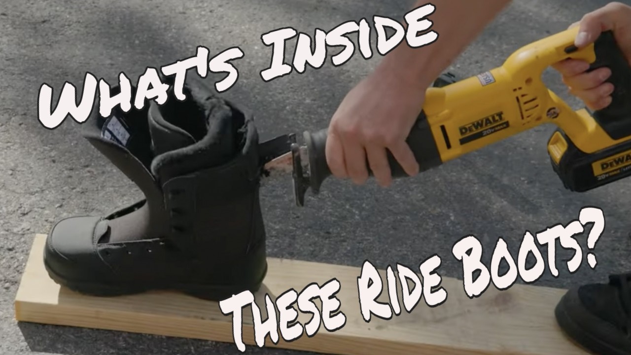 We Cut These Ride Boots In Half To See What's Inside