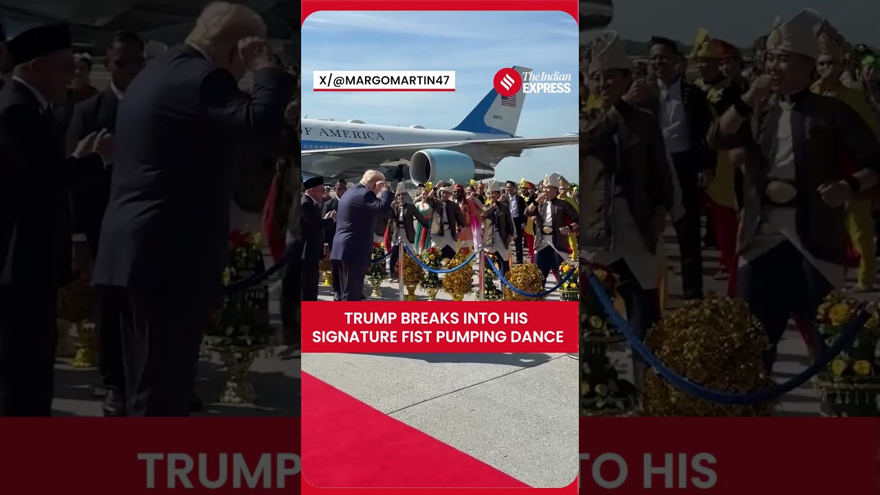 US President Donald Trump&rsquo;s Viral Dance at Malaysian Welcome Ceremony | ASEAN
