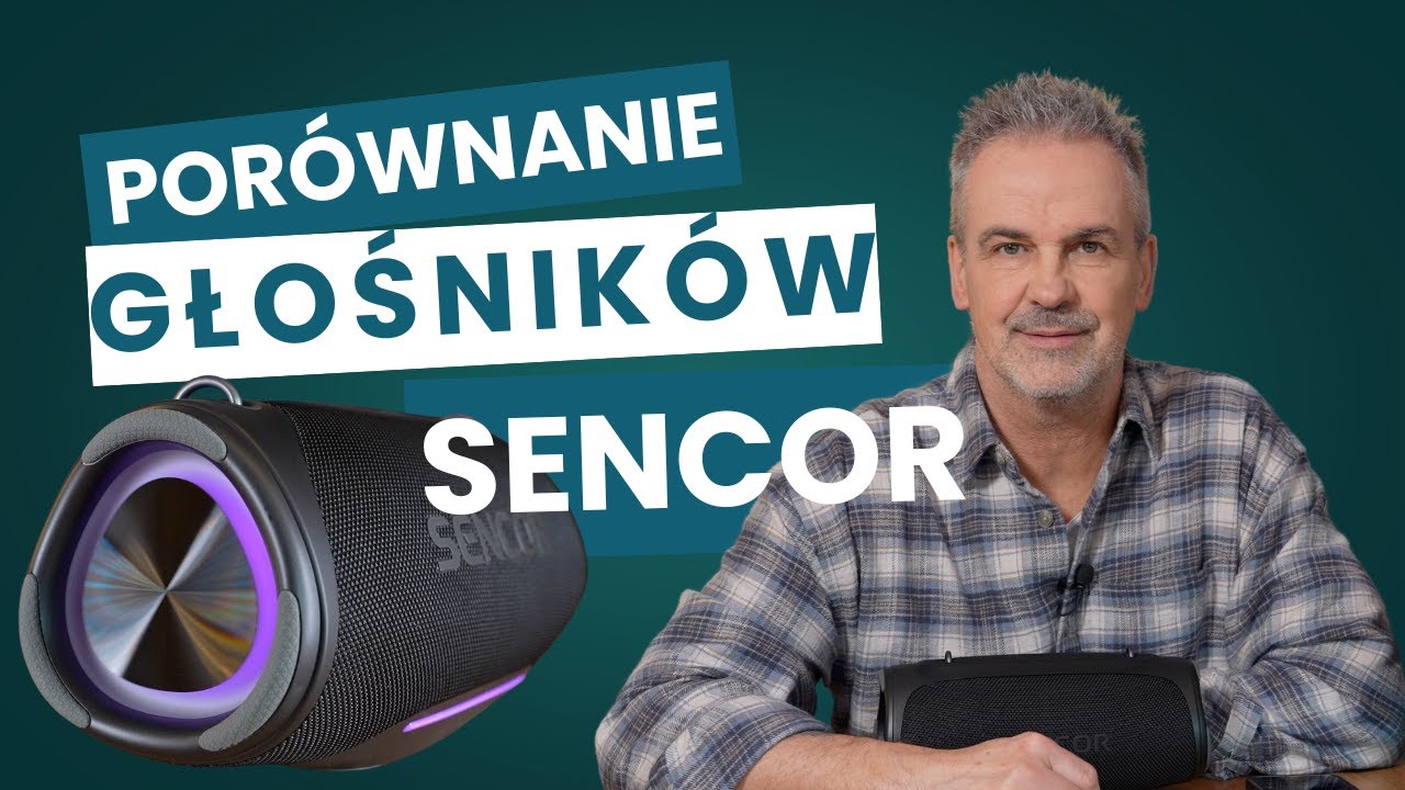 Sencor Resonex - porównanie trzech wodoodpornych i bezprzewodowych głośników.