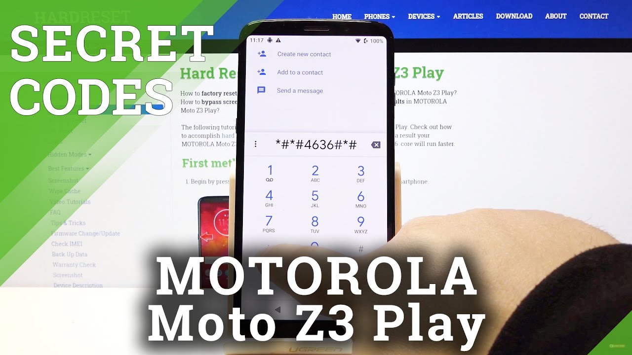 Secret Codes in MOTOROLA Moto Z3 Play &ndash; Hidden Features