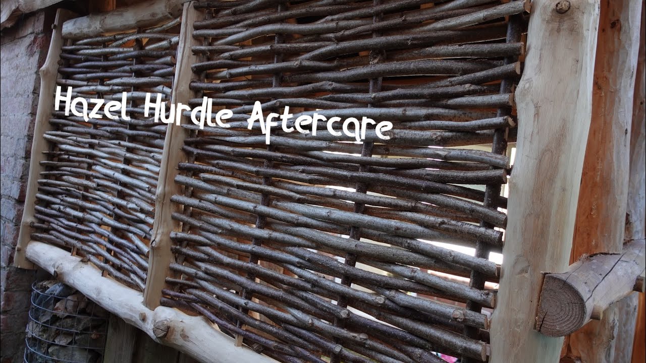 How To Preserve & Treat Your Hazel Hurdle Wattle Fence Panel or Willow Garden Screen
