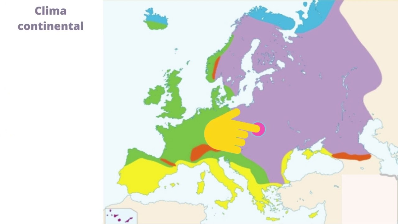 Los climas de Europa para 6&ordm; curso de Primaria