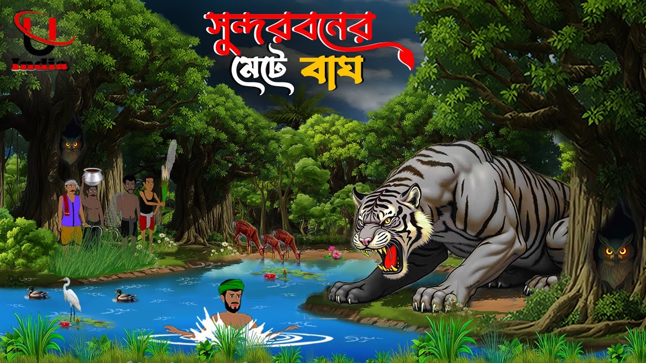 Sundarban Cartoon। Lal Bagh। Sundarban Tiger Attack। Sundarban Bagher Cartoon।Unique Cartoon India ।