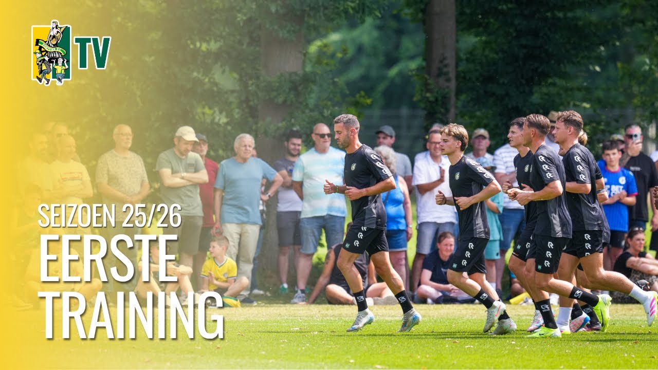 EERSTE TRAINING van het SEIZOEN 25/26! - Fortuna SC TV