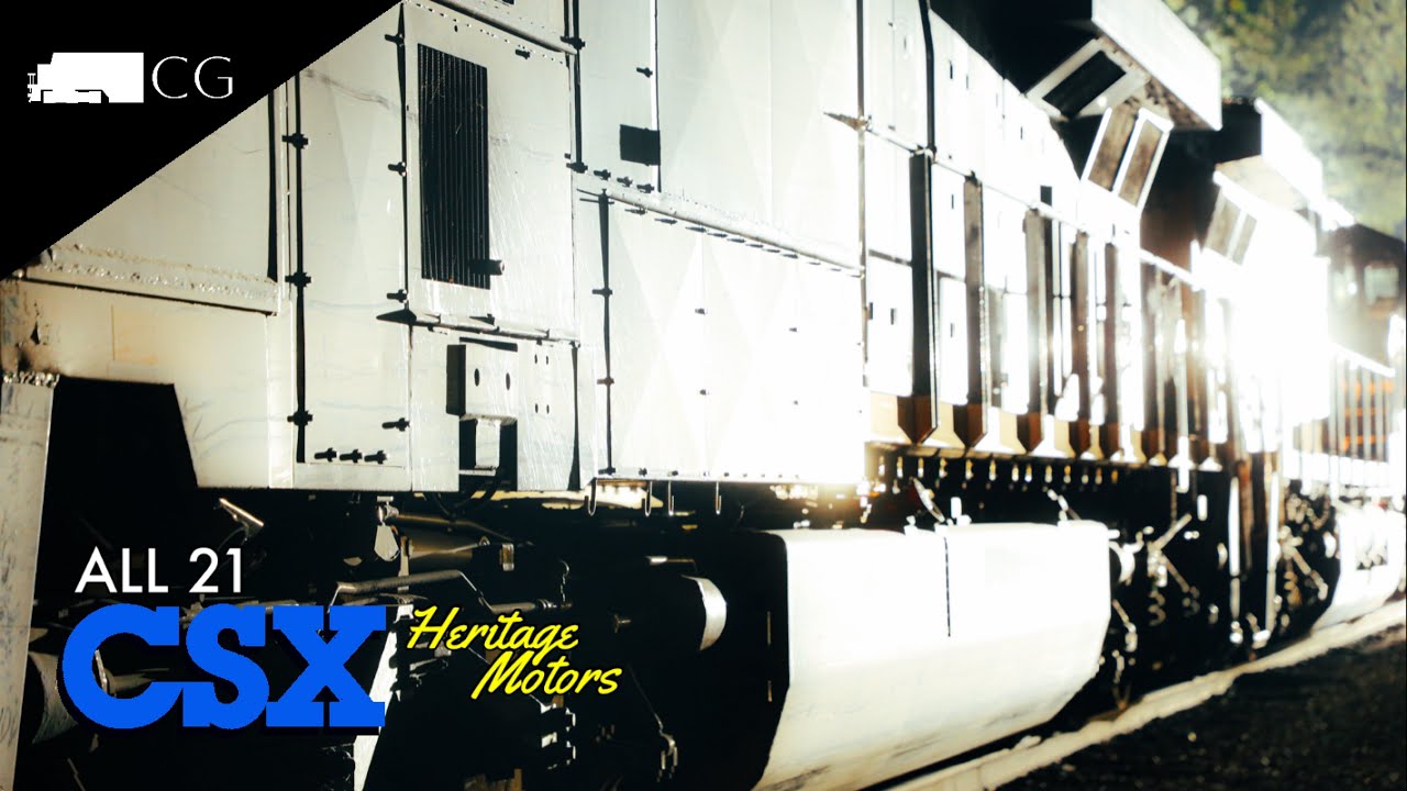 All 21 CSX Heritage Motors - 2025