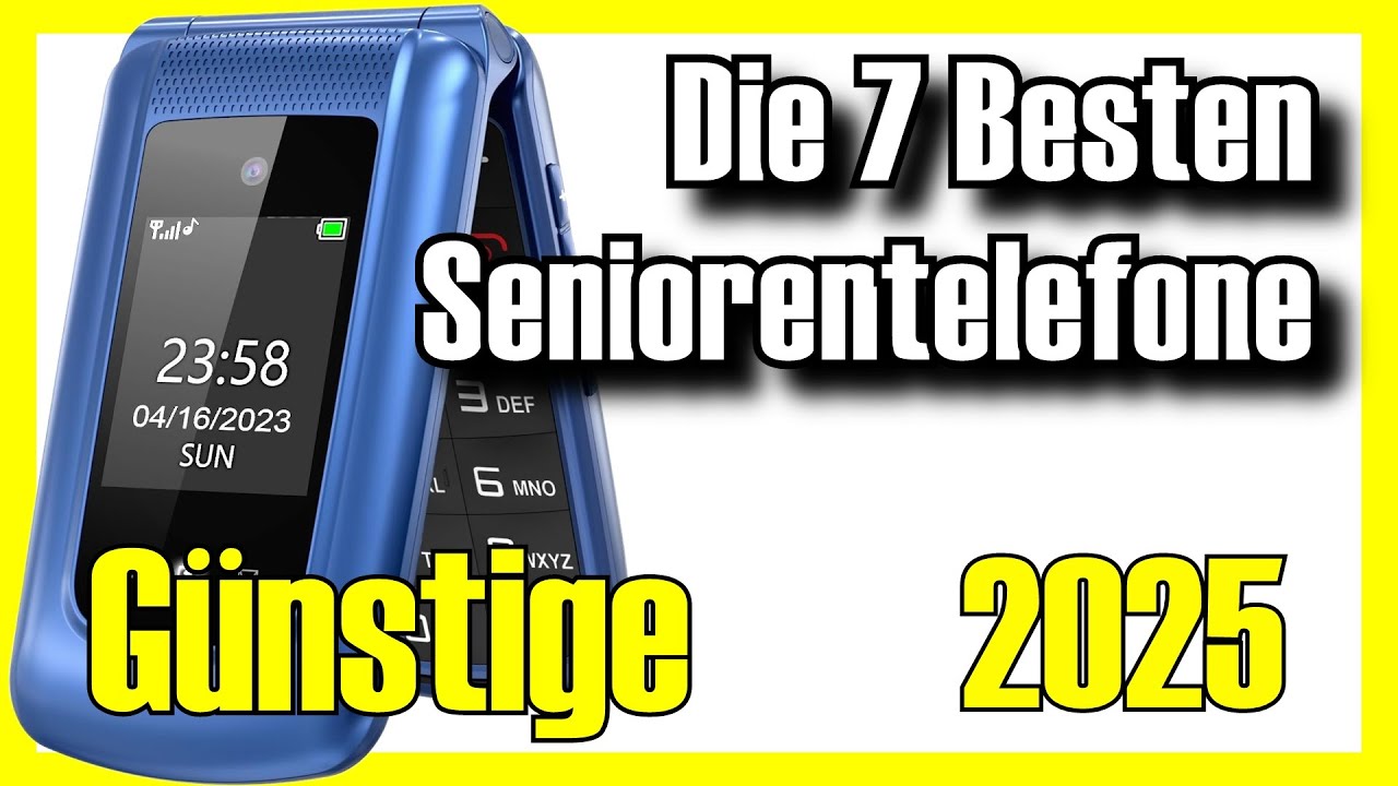 📞🔥 Die 7 BESTEN GÜNSTIGEN Seniorentelefone von Amazon [2025]✅[Preis/Leistung] | Seniorenhandy, Test