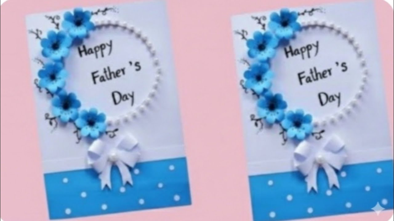 😍😲 Don't Miss💡🎉 Beautiful 💕 Happy Father''s Day Card using white paper🫰#art #youtubeshorts #shorts