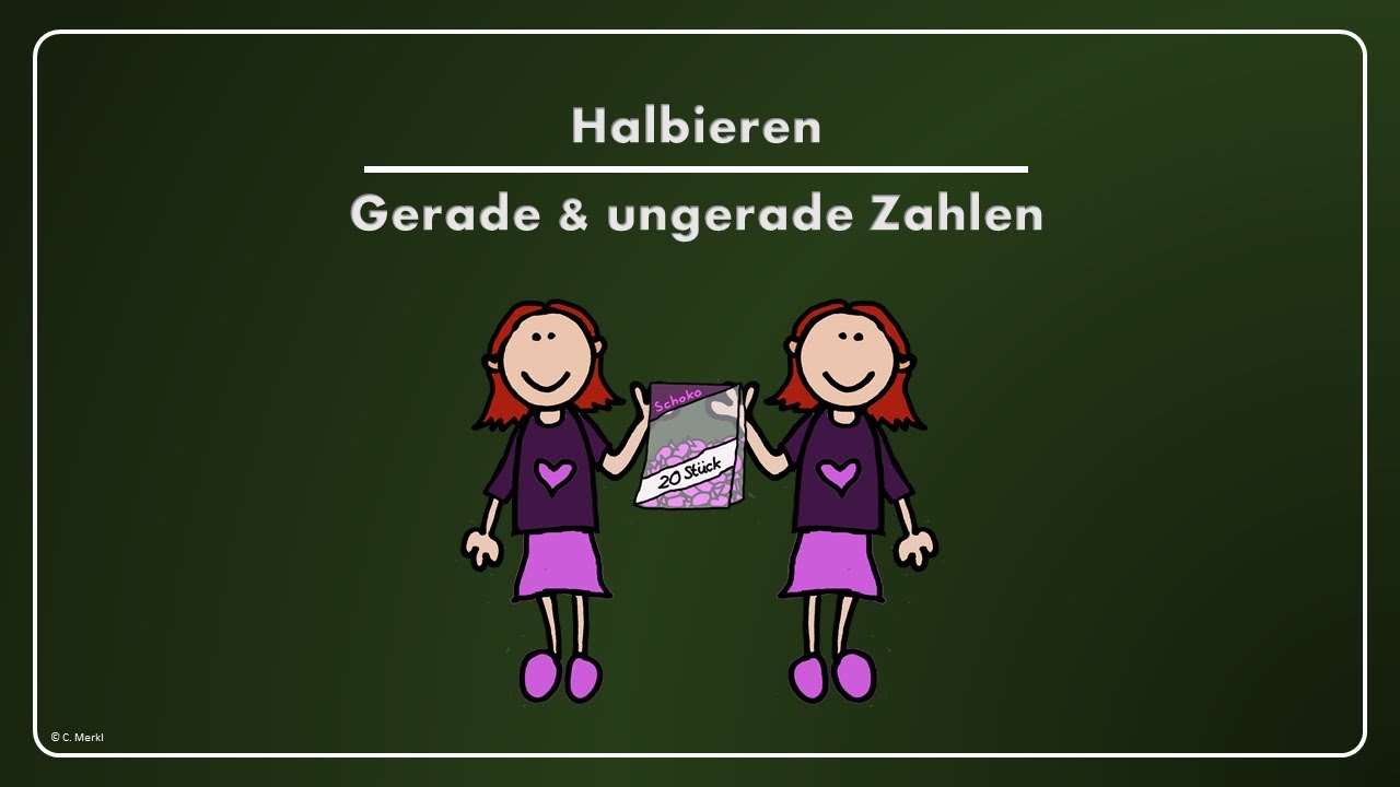 LernBox Online - 1. Klasse - Mathematik - Halbieren Gerade und ungerade Zahlen