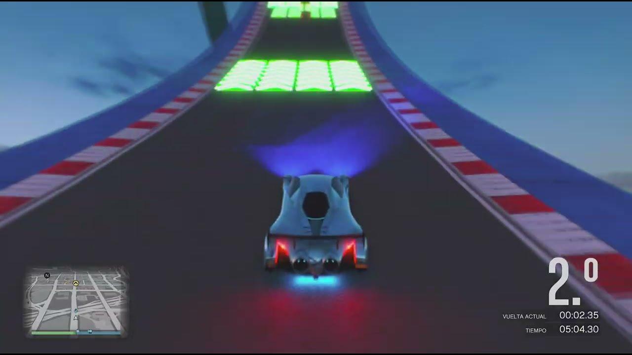 Carrera acrobática GTA V 🛻🚥