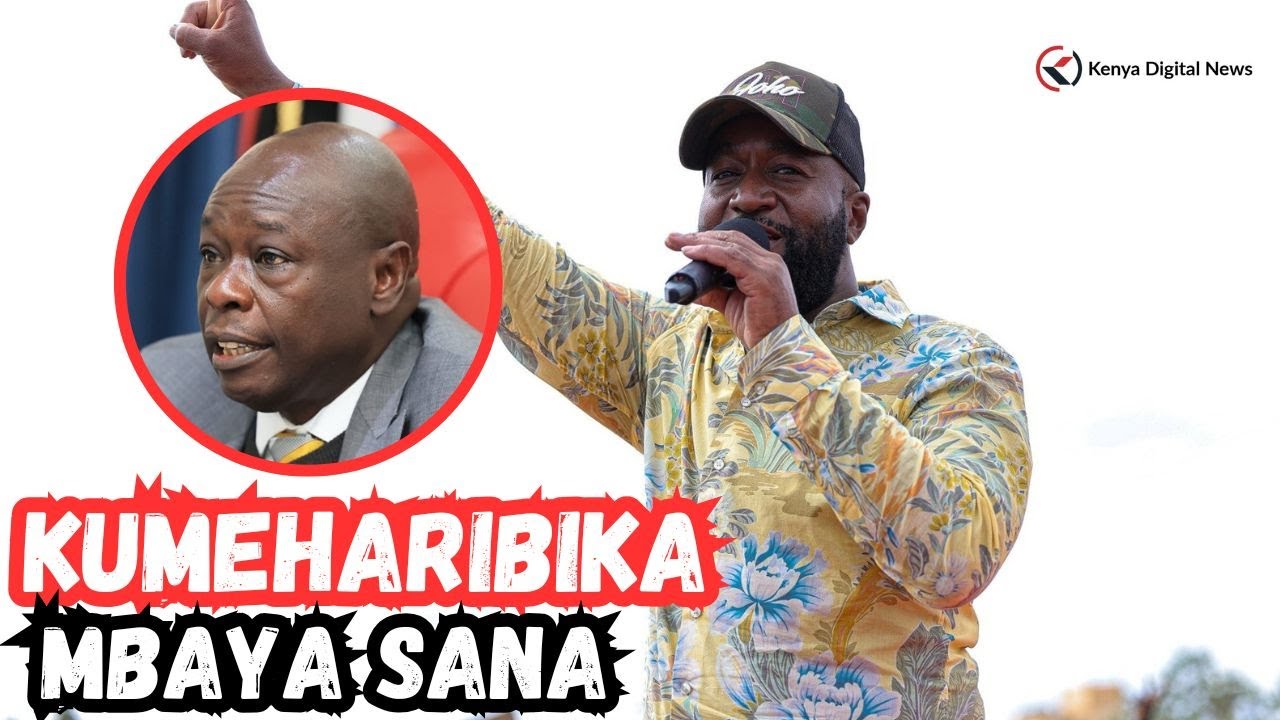 Angry Joho Terrifies Gachagua: Safari hii kumeharibika Mbaya sana, Wachache watashikana na ni wengi