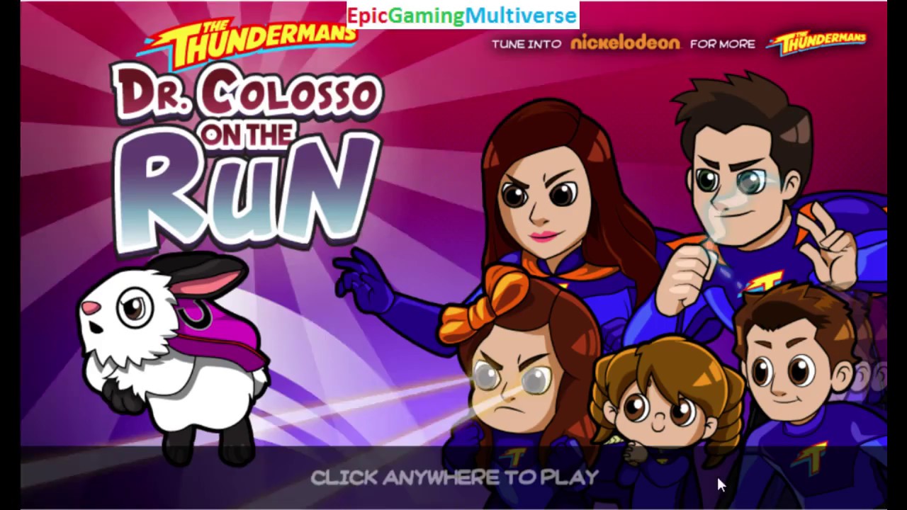 The Thundermans Dr. Colosso On The Run Hiddenville Level Gameplay - Earning A High Score Of 989